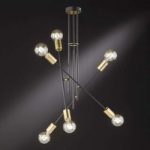 9652181 : Deckenlampe Tandil, dreifache Aufhängung 6-flammig | Sehr große Auswahl Lampen und Leuchten.