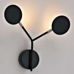 9652219 : LED-Wandlampe Belize, zweiflammig, schwarz | Sehr große Auswahl Lampen und Leuchten.