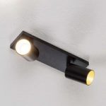 9928018 : Strahler Brinja, GU10, schwarz, 2-fl. | Sehr große Auswahl Lampen und Leuchten.