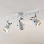 9950763 : Lindby Jadon LED-Deckenstrahler weiß 3-flg. lang | Sehr große Auswahl Lampen und Leuchten.