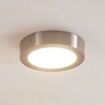 9950833 : ELC Merina LED-Deckenleuchte nickel, 17cm | Sehr große Auswahl Lampen und Leuchten.