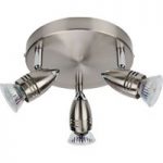 9950858 : ELC Kalean LED-Deckenstrahler, nickel, 3-flammig | Sehr große Auswahl Lampen und Leuchten.