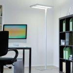 9966002 : Office-LED-Stehlampe Quirin aus Alu, 110W 4.000K | Sehr große Auswahl Lampen und Leuchten.