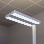 9968008 : Logan - LED-Büro-Stehlampe mit Dimmer | Sehr große Auswahl Lampen und Leuchten.
