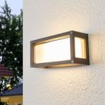 9969048 : Aurelien - Außenwandleuchte mit grauem Rahmen | Sehr große Auswahl Lampen und Leuchten.