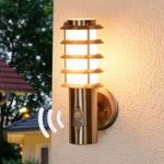 9972020 : Edelstahl-Außenwandleuchte Selina mit Sensor | Sehr große Auswahl Lampen und Leuchten.