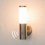 9972054 : Kristof - Sensor-Außenwandleuchte aus Edelstahl | Sehr große Auswahl Lampen und Leuchten.