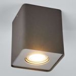 9975004 : GU10-LED-Downlight Giliano, 1flg., eckig, grafit | Sehr große Auswahl Lampen und Leuchten.