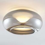 9976107 : Glas-LED-Deckenlampe Mijo in Rauchgrau | Sehr große Auswahl Lampen und Leuchten.