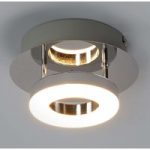 9987045 : Kleine Chrom-Deckenlampe Daron mit LEDs | Sehr große Auswahl Lampen und Leuchten.