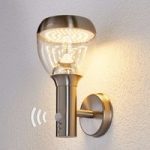 9988024 : Sensor-Außenwandleuchte Etta aus Edelstahl, LED | Sehr große Auswahl Lampen und Leuchten.