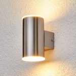 9988056 : LED-Außenwandleuchte Morena aus Edelstahl 2fl. | Sehr große Auswahl Lampen und Leuchten.