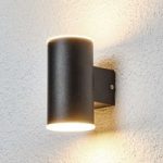 9988058 : LED-Außenwandleuchte Morena in Schwarz 2fl. | Sehr große Auswahl Lampen und Leuchten.