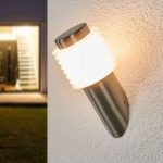 9988118 : Schräge Edelstahl-Wandlampe Roxy mit LED | Sehr große Auswahl Lampen und Leuchten.