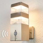 9988136 : Edelstahl-LED-Außenwandlampe Sinja mit Sensor | Sehr große Auswahl Lampen und Leuchten.