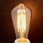 9993043 : E27 LED-Rustikalampe  6W 500Lm, amber 2.200K | Sehr große Auswahl Lampen und Leuchten.